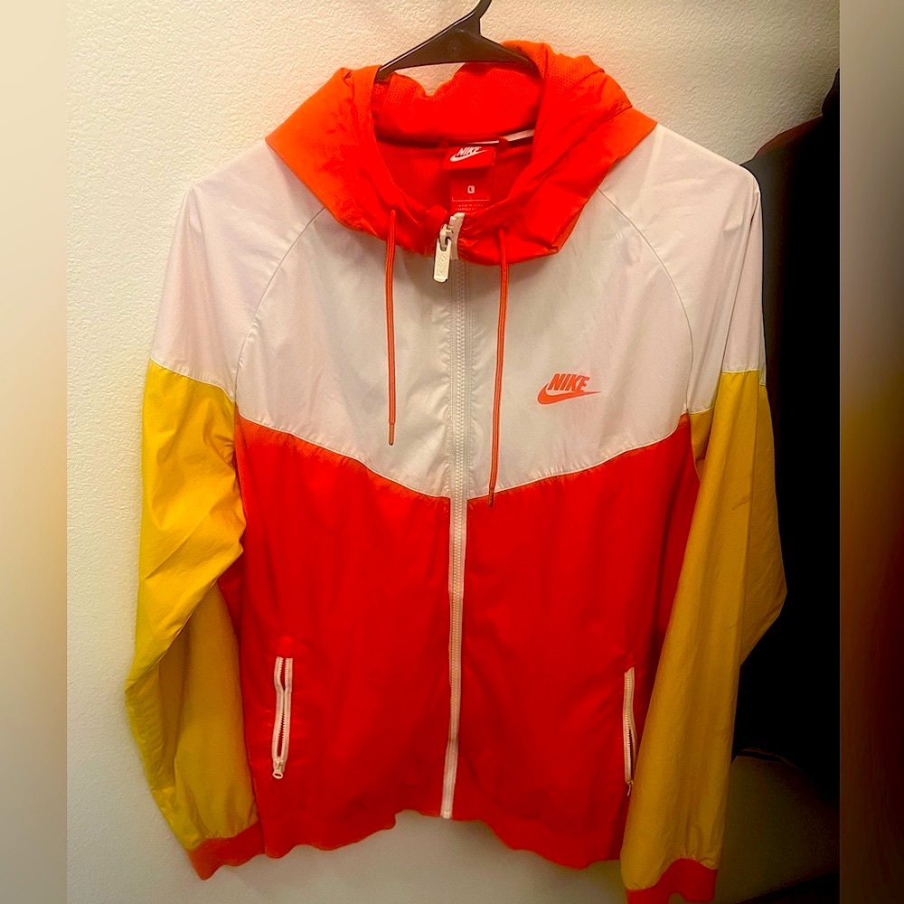 Nike Sportswear Nike Tech fullzip jacket mens Large orange and yellow
